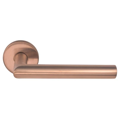 Afbeelding van Formani Deurkruk BASICS LB2 19 EN1906/3 geveerd op rozet PVD mat brons