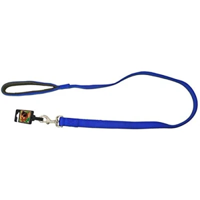 Afbeelding van Hondenriem Nylon looplijn &#039;SP&#039; enkel 20 mm x 130 cm Blauw