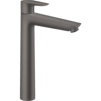 Afbeelding van Wastafelmengkraan Talis E 240 HansGrohe Eengreeps Zonder Afvoer Geborsteld Zwart Chroom