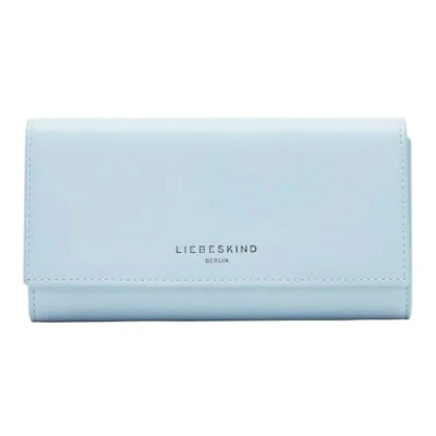 Afbeelding van LIEBESKIND BERLIN Leren Portemonnee Hilla Valentina Wallet Iceberg Lichtblauw