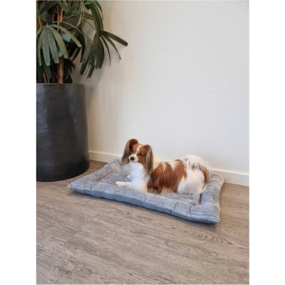 Afbeelding van Adori Benchmat Oriana Hondenbenchkussen 75x46 cm Grijs