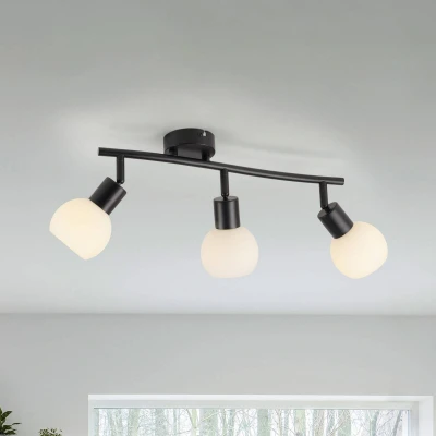 Afbeelding van Just Light Zwarte plafondlamp Loki 3 lichts 12152 18