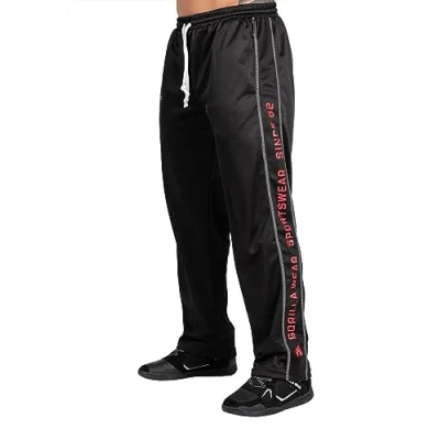 Afbeelding van Gorilla Wear Functional Mesh Trainingsbroek Zwart/Rood 2XL/3XL