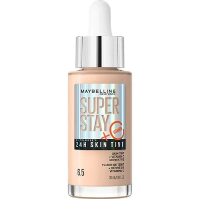 Afbeelding van 1+1 gratis: Maybelline SuperStay 24H Skin Tint Foundation 6.5 30 ml