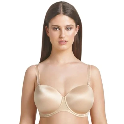 Afbeelding van Anita Padded Strapless BH, Dames, Maat: 80E, Desert
