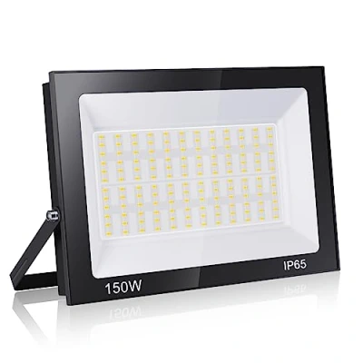 Afbeelding van LED Spot Buiten 150W, 15000LM Schijnwerper, IP65 waterdicht veiligheidslicht,6000K Koel witte, Schijnwerper voor Uitrit, Deuren, Garage, Gang, Tuin