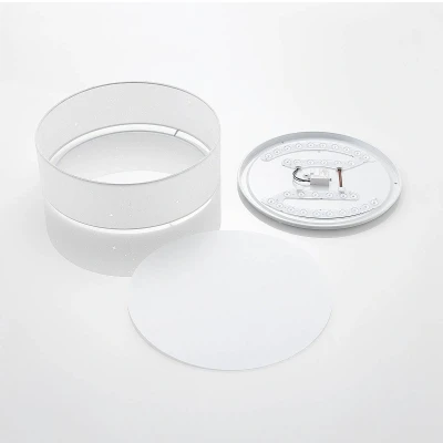 Afbeelding van Lindby LED plafondlamp CCT 1licht metaal, kunststof, textiel H: 14 cm wit Inclusief lichtbron