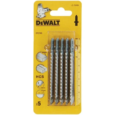 Afbeelding van DeWalt Accessoires Decoupeerzaagblad HCS voor fijne afwerking in hout en laminaat (T101B) DT2165 QZ