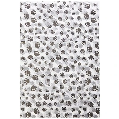 Afbeelding van SatinWrap Luxe Gedrukt Tissue Inpakpapier Puppy Poten 5 Vel