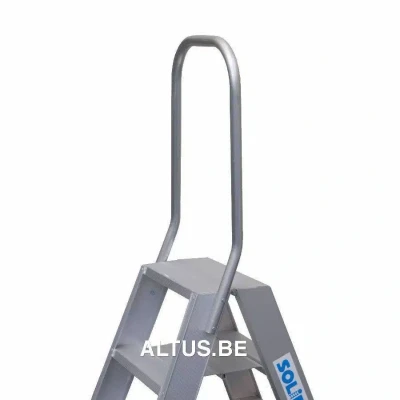 Afbeelding van Solide vaste beugel dubbele trapladder