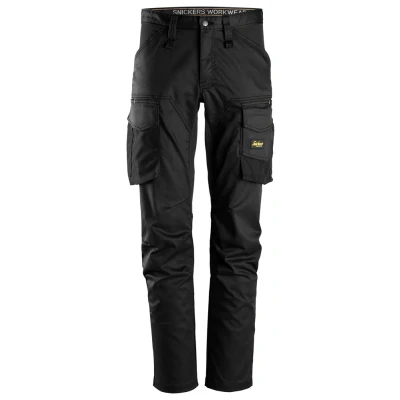 Afbeelding van Snickers 6803 AllroundWork, Werkbroek zonder Kniezakken Zwart/Zwart 64