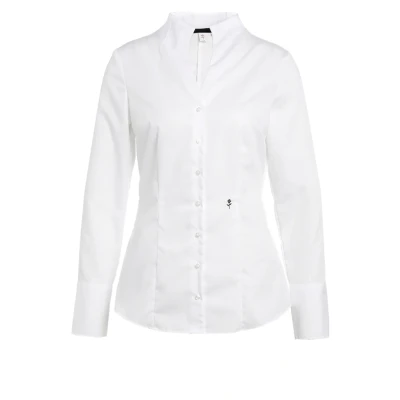 Afbeelding van Seidensticker Business Goblet Collar Regular FIT Overhemdblouse, Dames, Maat: 34, White
