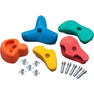Afbeelding van Klimsteenset (5 stuks) rood,groen,geel,blauw en oranje
