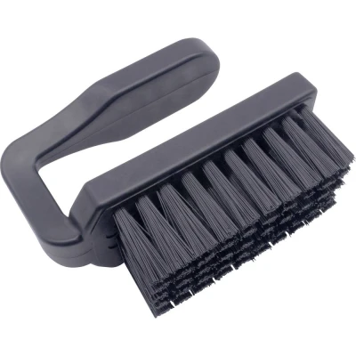 Afbeelding van QUADRIOS GmbH ESD reinigingsborstel met beugelgreep, lengte 9,1 cm, borstelkop 7,5 borstellengte 2 professionele antistatische accessoires (norm EN 61340 5 1)