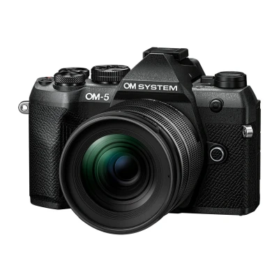Afbeelding van OM SYSTEM 5 Mark II Micro Four Thirds Systeem Camera incl. lens M.Zuiko Digital ED 12 45mm PRO, 20 MP Live MOS Sensor, assige beeldstabilisatie, IP53 weerbestendige afdichting