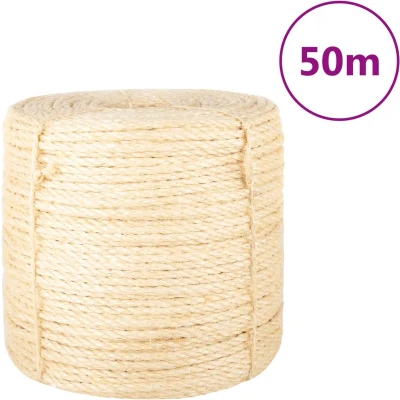 Afbeelding van vidaXL Touw 6 mm 50 m 100% sisal