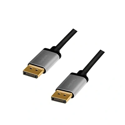 Afbeelding van LogiLink CDA0100, 1 m, DisplayPort, Mannelijk, 3840 x 2400 Pixels