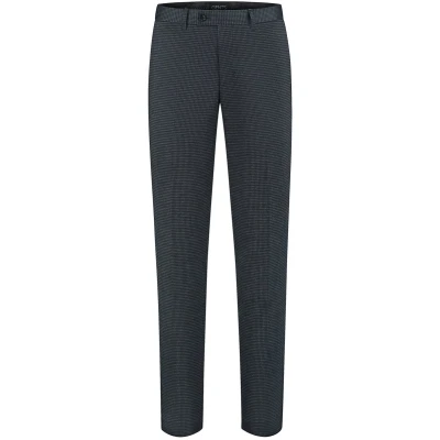 Afbeelding van GENTS Pantalon miniruit blauw grijs 54