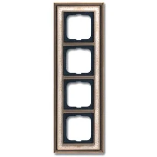 Afbeelding van Abb busch jaeger afdekraam 4 voudig dynasty antiek decor ivoor 2cka001754a4666