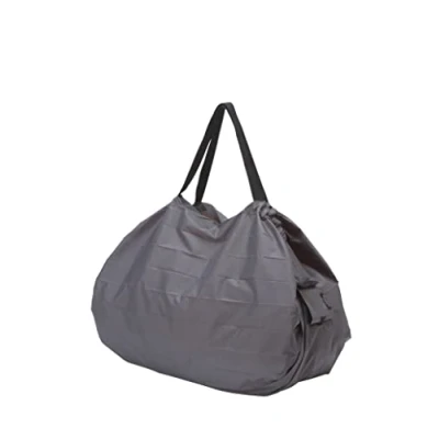 Afbeelding van MARNA Japanse boodschappentas, compact, opvouwbaar, Shupatto, maat M, Mori (bos), uniseks, grijs., 32 x cm, Hedendaags