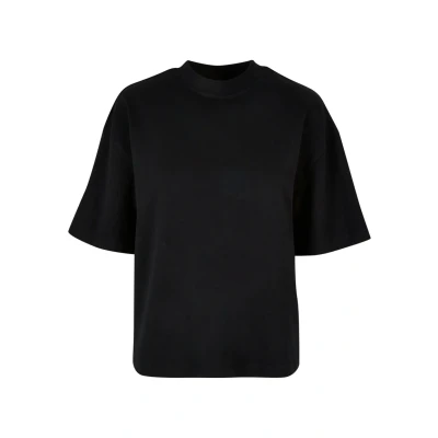 Afbeelding van Urban Classics Organic Heavy SLIT Tshirt basic, Dames, Maat: Large, Black