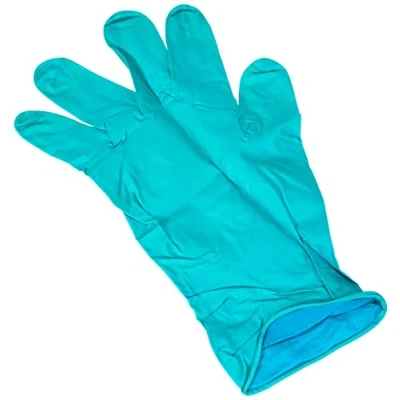 Afbeelding van Ansell 93 260RP Microflex 260 wegwerphandschoenen van nitril/neopreen, bestand tegen chemicaliën, voor de industrie, monteurs en doe het zelvers, groen, maat XL (9,5 10) (6 stuks).