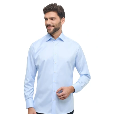 Afbeelding van Eterna Luxury Shirt Modern FIT Zakelijk overhemd, Heren, Maat: 40x65, Blue