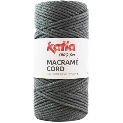 Afbeelding van Katia Macrame Cord Twisted 5mm 103 Kleur: Marengo
