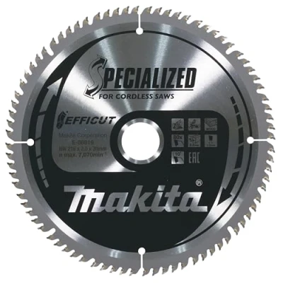 Afbeelding van Makita E 08919 Cirkelzaagblad 216 x 30 2 mm Aantal tanden: 80 1 stuk(s)
