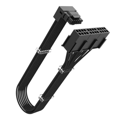 Afbeelding van Adapter Akasa G Nexus PX24, 16 pin na 3x 8 pin, przejściówka 12VHPWR, 30cm, 90