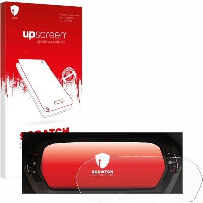 Afbeelding van upscreen Screenprotector voor Audi A3 2023 Virtual cockpit Plus Folie Beschermfolie transparant