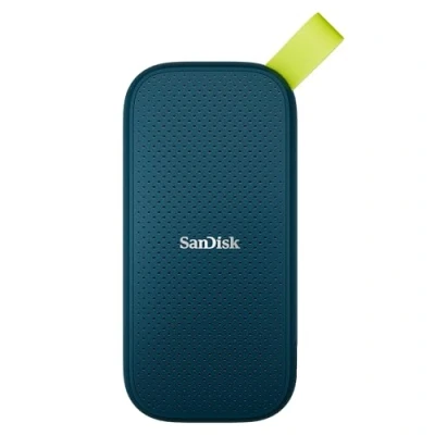 Afbeelding van SanDisk Portable SSD 2 TB (SSD Technologie, 2,5 Inch, Leessnelheden Van 800 MB/s, Robuuste SSD, met Rubberen Haak) Monterey