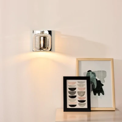 Afbeelding van Lucide ERYN Wandlamp 1xG9 Chroom