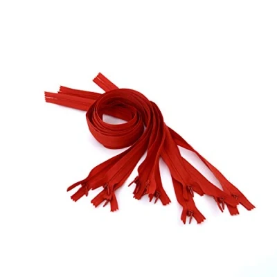 Afbeelding van LEDUC RVNAVN3 60 820 10 Trimz Invisible Zip ritssluiting, rood, cm