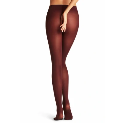 Afbeelding van FALKE Pure Matt mat half ondoorzichtig 50 Denier panty maillot dames rood Maat M
