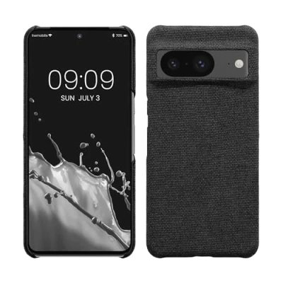 Afbeelding van kwmobile hoesje geschikt voor Google Pixel 8 beschermhoes van stof donkergrijs