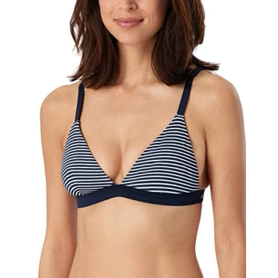 Afbeelding van Schiesser Dames Triangle Top Bikini, donkerblauw, XS