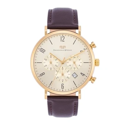 Afbeelding van Rhodenwald &amp; Söhne Horloge, Heren, Maat: One Size, Braun