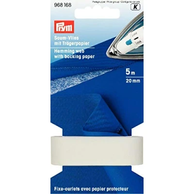Afbeelding van Prym Hemming Web 20mm w Carta di Supporto Wht, Bianco, 5 M