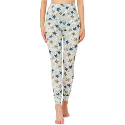 Afbeelding van Merry Style Dames Leggings Sport Lange Katoen Sportbroek Vogels/Bloemen S MS MS10 338 LE