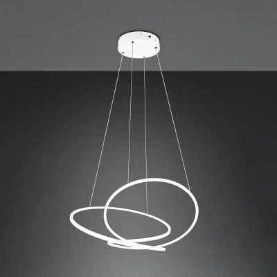 Afbeelding van Trio Vide hanglamp Darvin wit 75cm 349119131