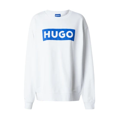 Afbeelding van HUGO Sweatshirt &#039;Classic&#039; blauw / wit