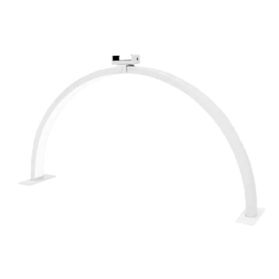 Afbeelding van Halve Maan Lamp 75 cm LED Manicure Tafel Bureau Licht 50W Nagelsalon Schoonheid 3 Kleuren Warm Neutraal Koud Wit 3000 6000K Dimbare Temperatuur Telefoonhouder Klittenband &amp; Schuim Pads Vrijstaand
