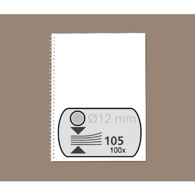 Afbeelding van Draadrug Fellowes 12mm 34 rings A4 zilver 100stuks