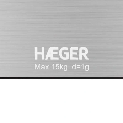 Afbeelding van keukenweegschaal Haeger KS DIG.012A Grijs