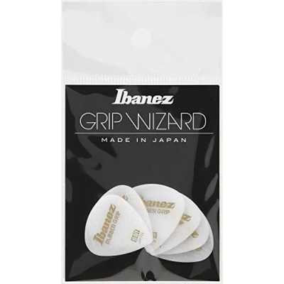 Afbeelding van Ibanez PPA16HRGWH Grip Wizard Rubber plectrumset 6 pack heavy wit