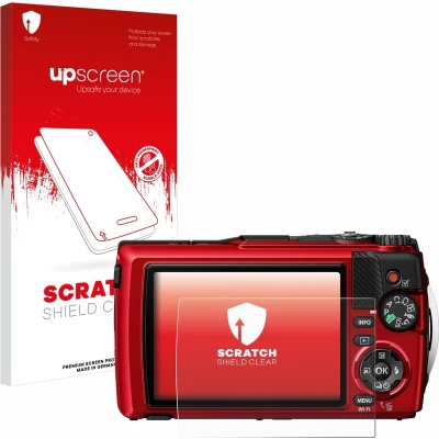 Afbeelding van upscreen Schermbeschermer voor Olympus OM System Tough TG 7 Screen Protector Transparant, Antikras, Anti Vingerafdruk