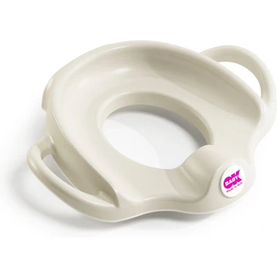Afbeelding van OKBABY 39261600 Sofa WC verkleiner met antisliprand Brede en verhoogde handgrepen voor maximale stabiliteit het kind Wit