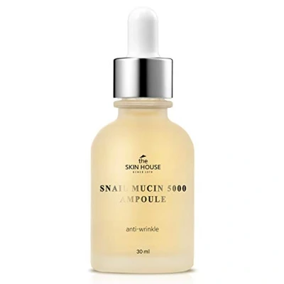 Afbeelding van The Skin House Slakkenmucin 5000 Ampoule (30 ml, 1,01 fl.oz.) Anti rimpel aging Voedend Diepte vochtigheid Verbetering van de huidelasticiteit Versteviging huid