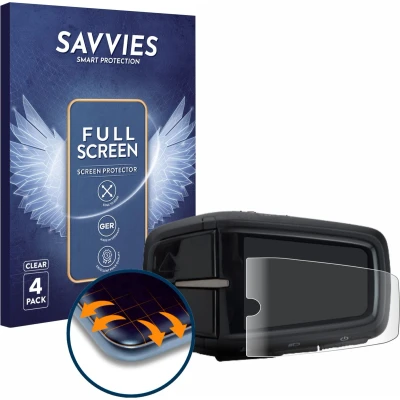 Afbeelding van Savvies Screenprotector voor Yamaha LCD A Display 2019 Folie Beschermfolie transparant volledig dekking (4 Stuks)